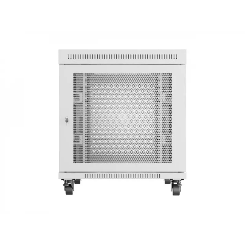 Armário rack LANBERG FF01-8015-23SL 19 polegadas 15 U, cinzento, porta frontal perfurada