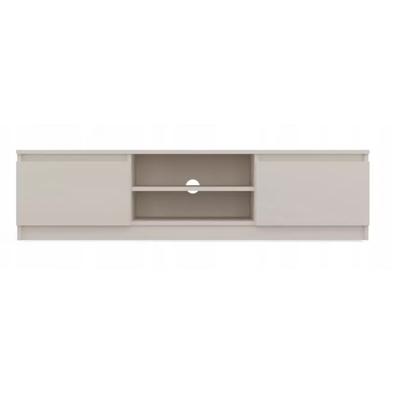 Móvel de TV MALWA 140 da top e shop – 1400×400×360 mm, laminado caxemira, 2 portas, 1 prateleira