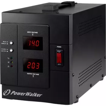 Bluewalker PowerWalker AVR 3000/SIV - Regulação automática de tensão - AC 230 V - 2400 Watt - 3000 VA - 2 tomadas de saída (10120307)