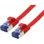 VALUE cabo patch Cat.6A (classe EA) FTP, extraplano, vermelho, 1 m (21.99.2121)