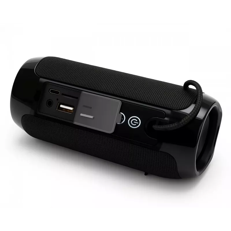 Altifalante estéreo Bluetooth portátil SQUEAK SQ1008 — 14W RMS, Bluetooth 5.3, 1200 mAh, IPX4, FM, LED, AUX, USB