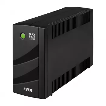UPS EVER Ever Duo 850 PL T/DAVRTO-000K85/01 850VA Line-Interactive, 550W, AVR, 3 tomadas AC, 12V 2×5Ah, torre