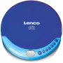 Leitor de CD portátil Lenco CD-011 Azul