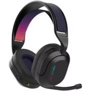 Auscultadores gaming sem fios Jlab Nightfall preto ligações sem fios duplas via USB ou Bluetooth, microfone rotativo, até 70 h de autonomia da bateria