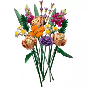 LEGO 10280 Icons Ramo de flores artificiais Conjunto para adultos Acessórios decorativos para casa Ideia de presente para mulheres homens Ela e Ele esposa ou marido