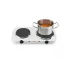 Placa de fogão dupla Tristar KP-6245, 2500W, 15,5/18,5 cm