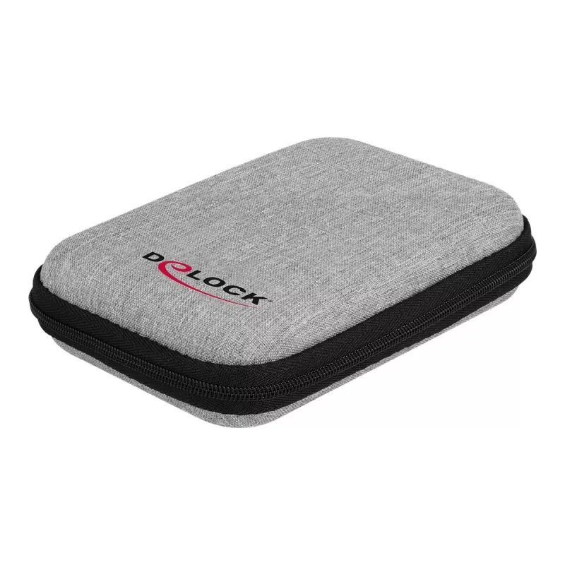 Bolsa de proteção DeLOCK para SSD de 2,5 polegadas, caixas externas e discos até 12 x 8 x 2 cm