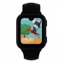 Smartwatch Garett Kids Vibe Ai 4G preto — smartwatch para criança com 4G, localização GPS, à prova de água