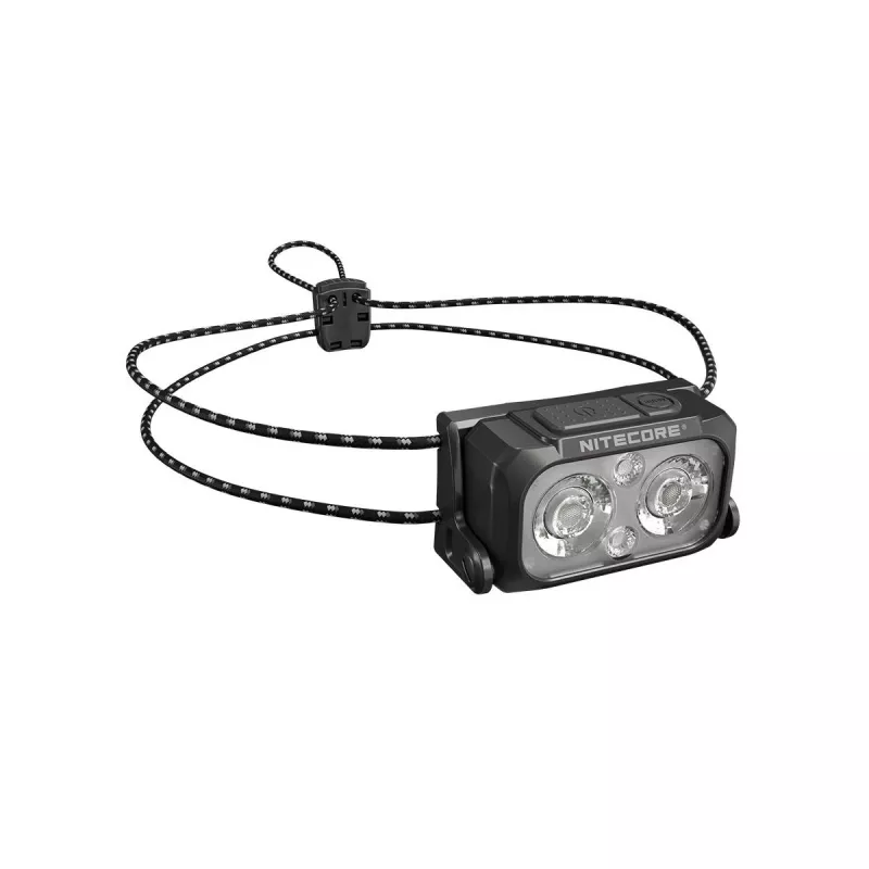 Lanterna de cabeça Nitecore NU25 MCT UL recarregável leve 400 lm temperatura multicolor