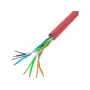 Cabo de rede LANBERG LCU5-10CC-0305-R U/UTP Cat5e 305 m vermelho CCA PVC