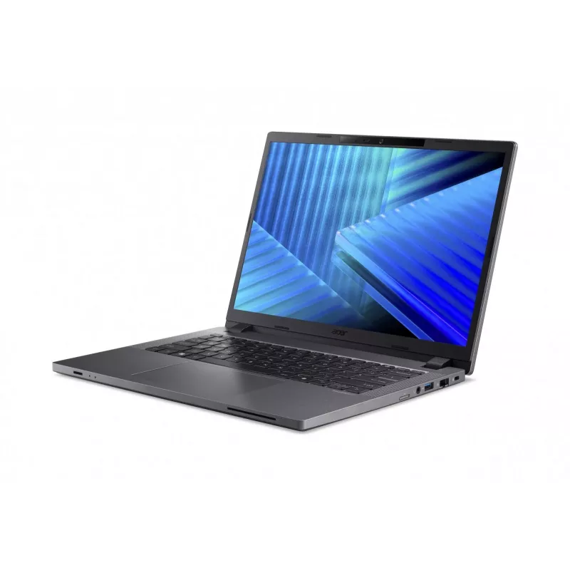 Portátil Acer TravelMate P2 TMP214-75-G3-TCO 14 inch WUXGA IPS, Intel Core Ultra 5 125H, 16GB RAM, 512GB SSD, leitor de impressões digitais, SmartCard, Windows 11 Pro, 3 anos assistência no local NBD