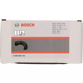 Proteção 2608000753, 100mm preta, para rebarbadoras pequenas, para cortar e separar