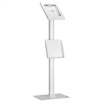Suporte de chão para tablet MACLEAN MC-476W ajustável em altura, compatibilidade universal para tablets