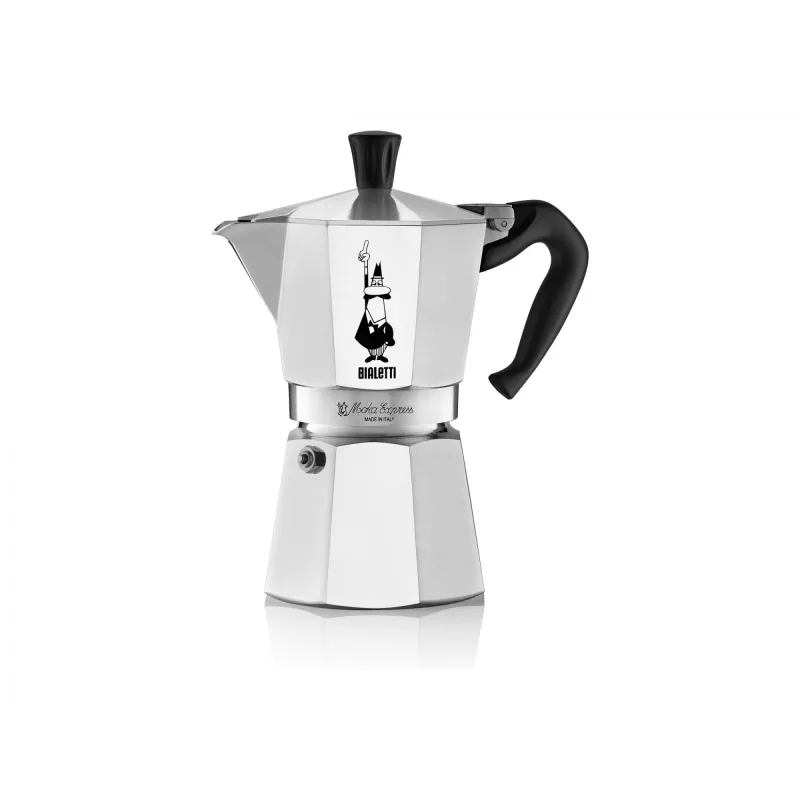 Bialetti Moka Express cafeteira Moka 0,3 L alumínio, preto
