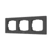 Moldura para interruptor inteligente H2 de 3 vias cinzento FE-X02D-G Aqara