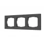 Moldura para interruptor inteligente H2 de 3 vias cinzento FE-X02D-G Aqara