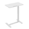 Suporte móvel para secretária/portátil Maclean, branco, altura ajustável 76-109 cm, máx. 30 kg, MC-120 W