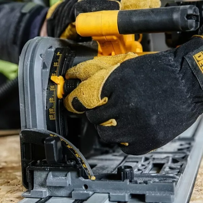 Serra circular manual DEWALT DCS520T2 54V 2x XR FLEXVOLT 6Ah TSTAK preto, amarelo