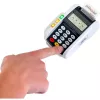 Terminal POS com luz e som, brinquedo de faz de conta