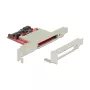 Leitor de cartões DeLOCK 91495 SATA interno preto vermelho prateado