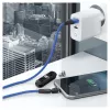 Cabo USB RealPower MagneticCharge3 1 m USB A Azul Carregamento rápido Transferência de dados