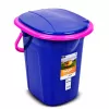 GreenBlue GB320BR balde sanitário portátil para campismo, azul-marinho e rosa