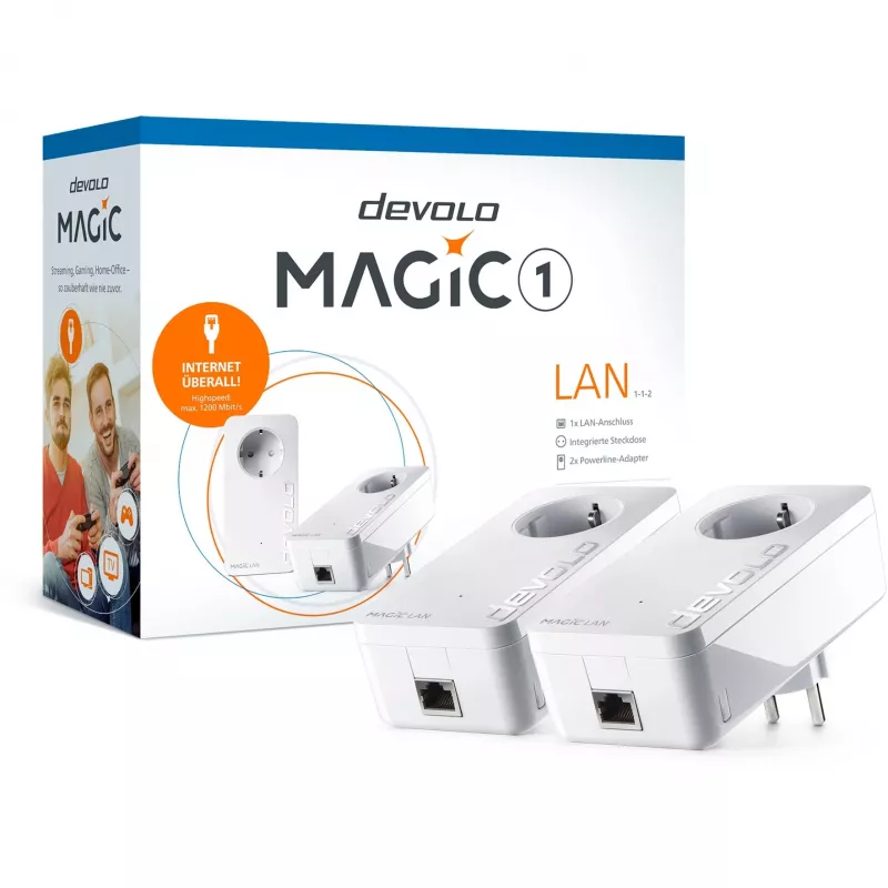 Kit inicial Ethernet LAN Devolo Magic 1 Lan 1-1-2