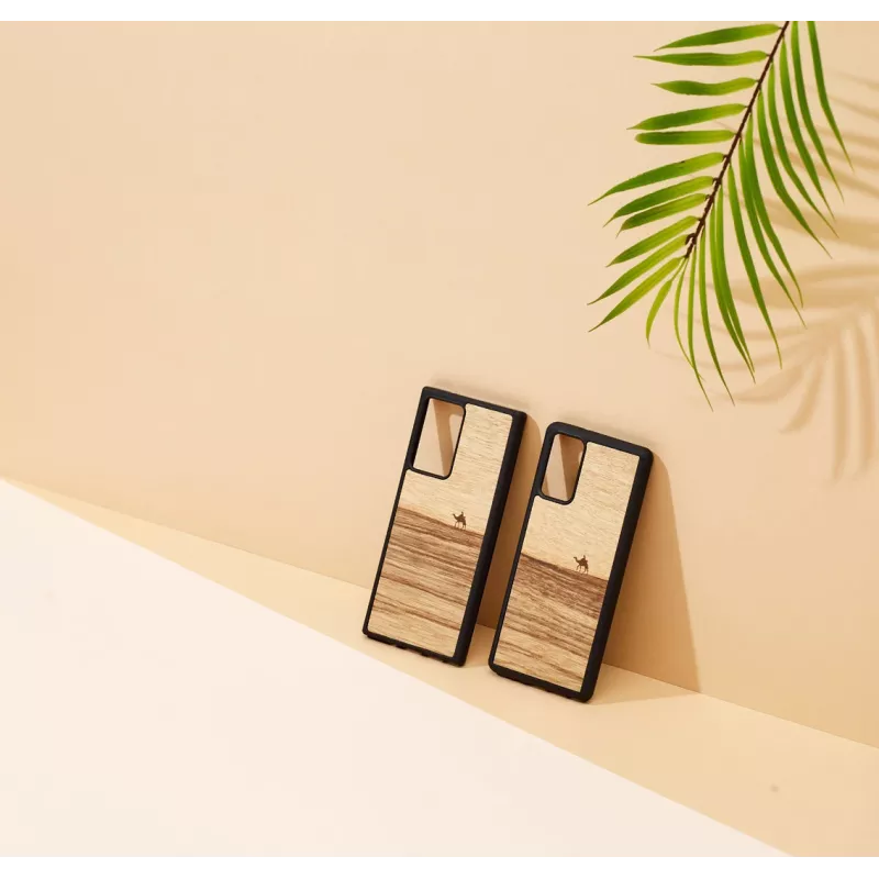 Capa protetora Man and Wood para Samsung Galaxy Note 20 Ultra, terra preta