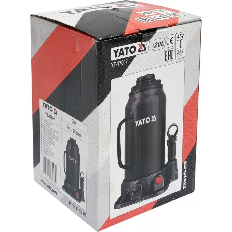 Yato YT-17007 macaco hidráulico de coluna, 20 t