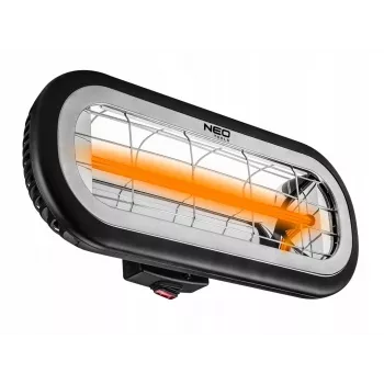 Aquecedor elétrico infravermelho NEO TOOLS 90-032 para interior e exterior 2000 W preto