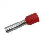 Terminal crimpado isolado 10mm²/7AWG para cabo, cobre, vermelho, 100 unid.