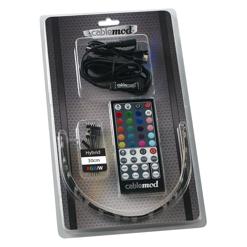 Tira de LED universal CableMod CM-LED-30-D30RGBW-RK 300 mm para interiores