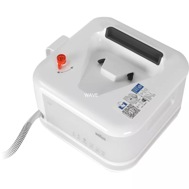 Ferro de engomar Braun CareStyle Compact Pro IS2561WH 2400 W 1,5 L base EloxalPlus laranja, branca
