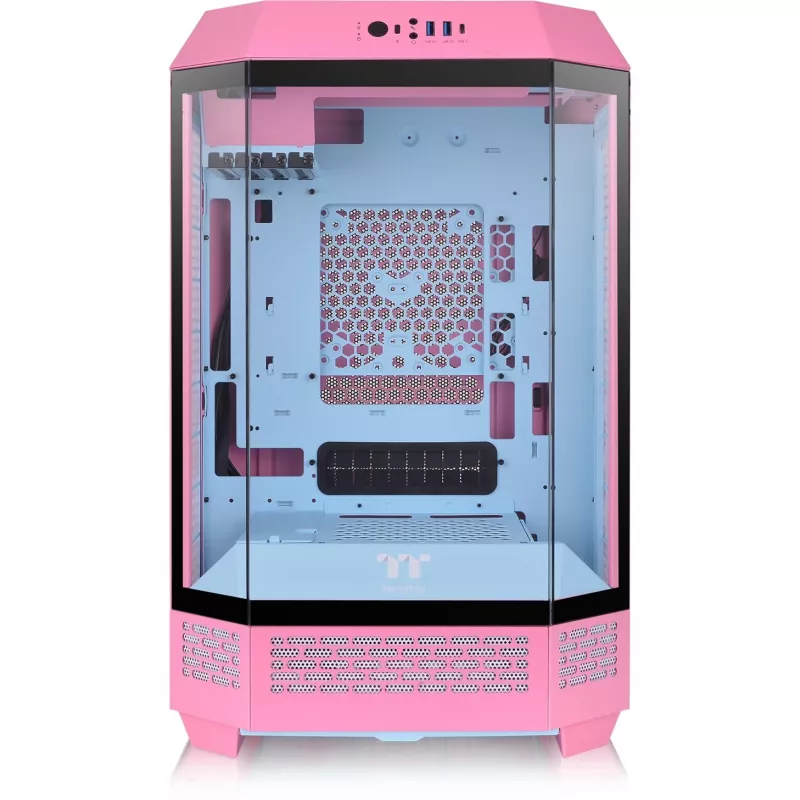 Thermaltake The Tower 300 Bubble Pink rosa vidro temperado - Midi/Mini Tower - ATX