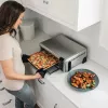 Ninja SP101 Individual 10 L aparelho autónomo 2400 W fritadeira de ar quente preto, aço inoxidável