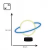 Lâmpada LED decorativa Manta SNL38BLT Style Neon Lights planeta