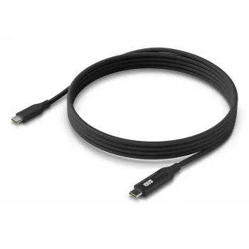 Cabo USB Ubiquiti UACC-Cable-USB-100W-2M-BK 2m USB-C preto cinzento