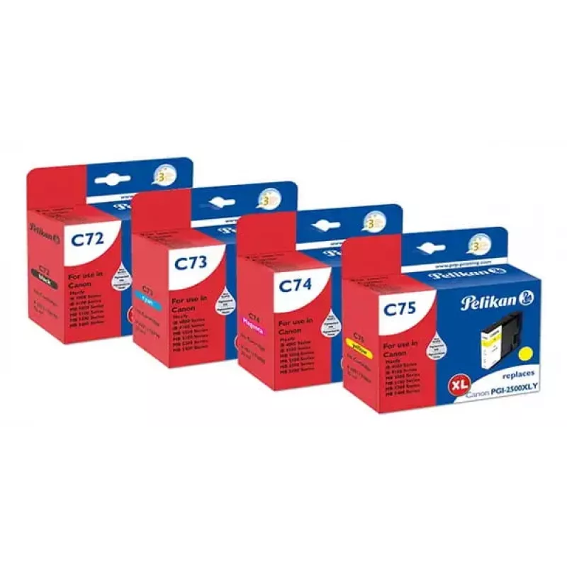 Pelikan Tinta para Canon PGI2500 BKCMY Amarelo 4950680