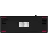 LORGAR KBP70MW, Teclado de gaming mecânico sem fios 65% Pro, preto/vermelho, layout EN
