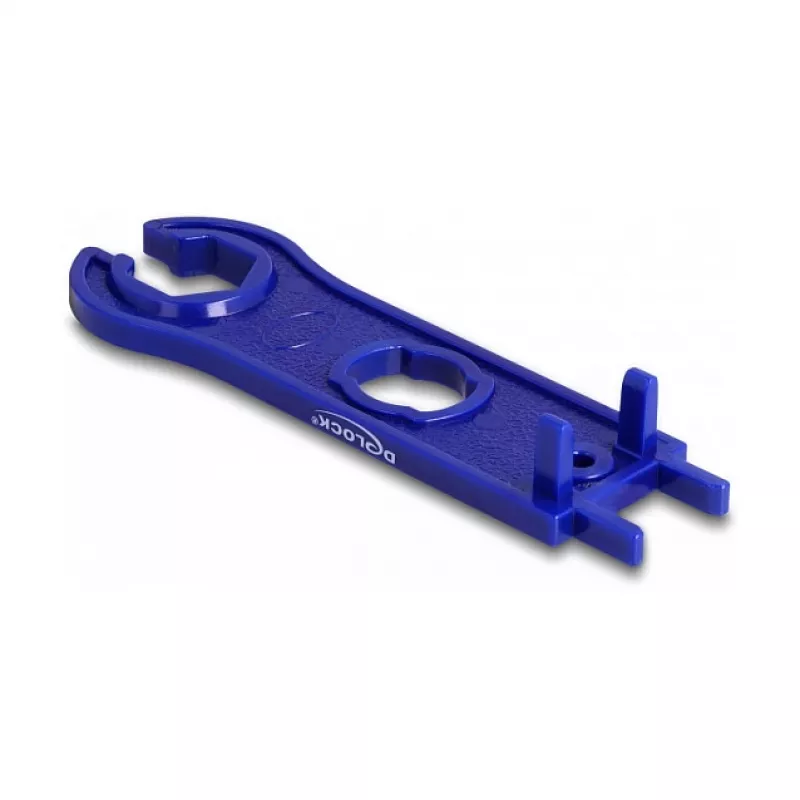 Ferramenta de bloqueio DeLOCK DL4 cabos e conectores hexagonal azul 2 unid.