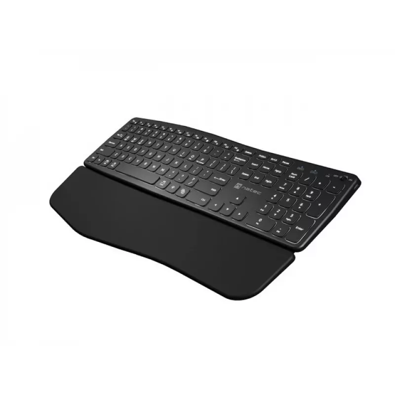 Teclado NATEC PORIFERA Home/Office Bluetooth QWERTY US International preto