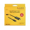 Adaptador de cabo de vídeo DeLOCK 85290 USB Type-C para HDMI 1m preto
