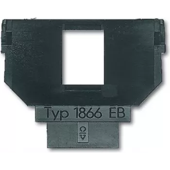 Busch-Jaeger 1866 EB base para tomada Modular Jack para 1x 6/8 pinos Cat. 3, antracite