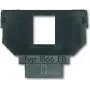 Busch-Jaeger 1866 EB base para tomada Modular Jack para 1x 6/8 pinos Cat. 3, antracite