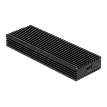 Caixa para SSD DeLOCK caixa combo externa USB Type-C para M.2 NVMe PCIe ou SATA SSD