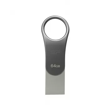 Pen drive Silicon Power Mobile C80 64 GB USB Type-A / USB Type-C 3.0 (3.1 Gen 1) titânio