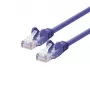 Cabo de rede LOGON TCU55U100V Cat5e U/UTP (UTP) violeta 10 m RJ-45–RJ-45