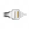 Cabo adaptador DeLOCK USB Type-A para série RS-232 RJ12 proteção ESD 2 m preto