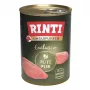 Ração húmida para cães RINTI Singlefleisch Exclusive Turkey 400 g — proteína única, adulto, alimento completo