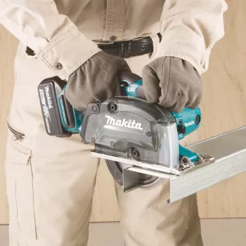 Serra circular portátil Makita DCS552RTJ 13,6 cm preto, menta 3600 rpm
